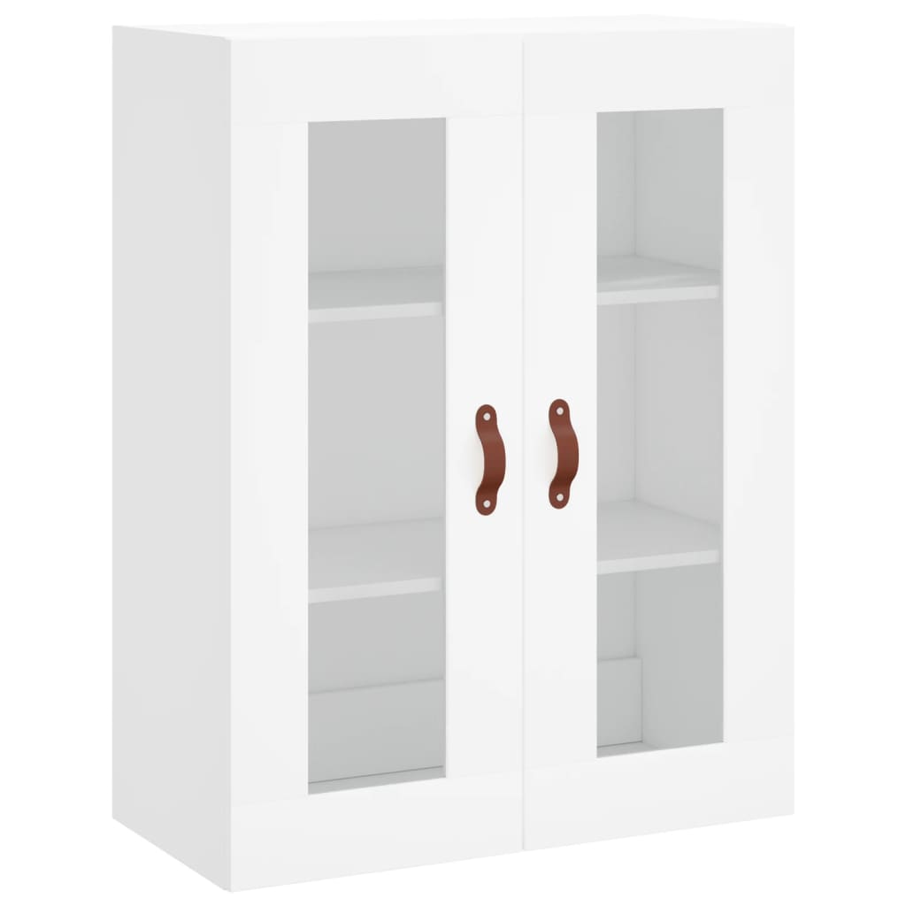 Hoge Kast 69,5X34X180 Cm Bewerkt Hout Wit