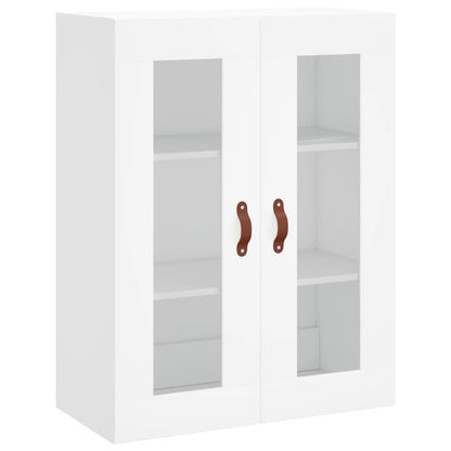 Hoge Kast 69,5X34X180 Cm Bewerkt Hout Wit