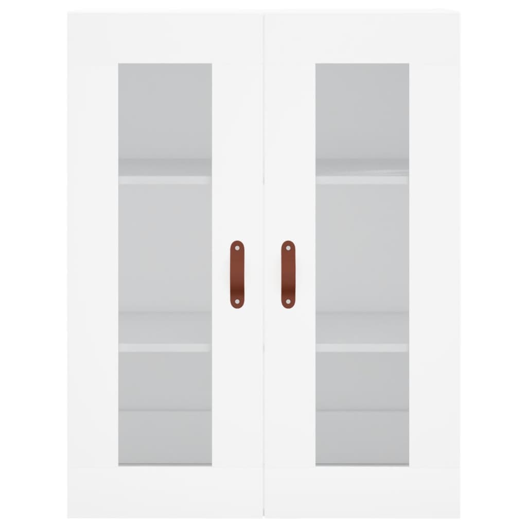 Hoge Kast 69,5X34X180 Cm Bewerkt Hout Wit