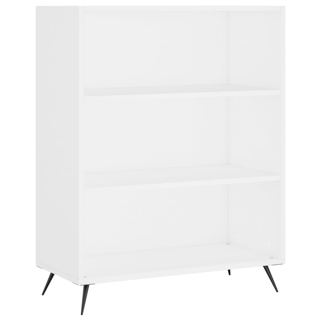 Hoge Kast 69,5X34X180 Cm Bewerkt Hout Wit