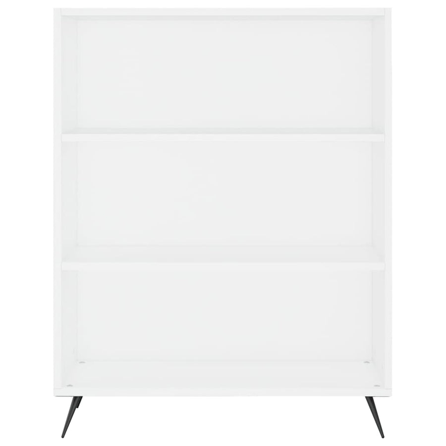 Hoge Kast 69,5X34X180 Cm Bewerkt Hout Wit