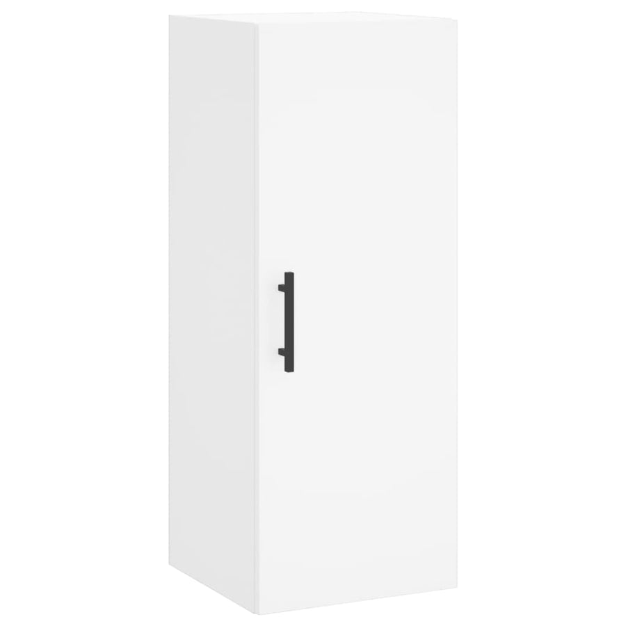Hoge Kast 34,5X34X180 Cm Bewerkt Hout Wit