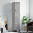 Hoge kast 34,5x34x180 cm grijs sonoma eiken