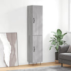 Hoge kast 34,5x34x180 cm grijs sonoma eiken