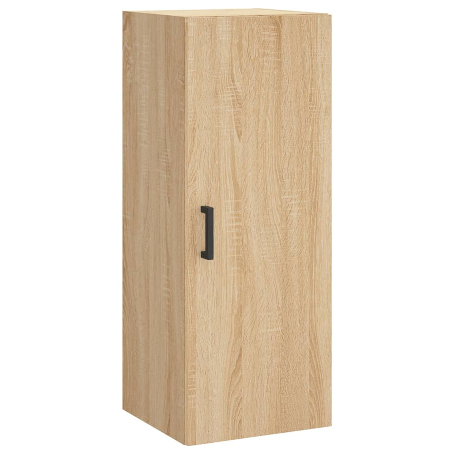 Hoge Kast 34,5X34X180 Cm Bewerkt Hout Sonoma Eikenkleurig