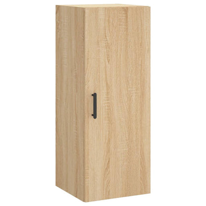 Hoge Kast 34,5X34X180 Cm Bewerkt Hout Kleurig Sonoma eiken