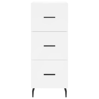 Hoge Kast 34,5X34X180 Cm Bewerkt Hout Wit