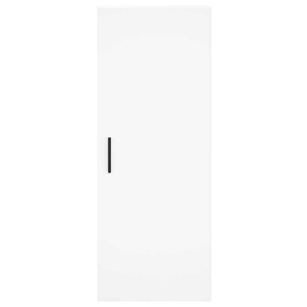 Hoge Kast 34,5X34X180 Cm Bewerkt Hout Wit