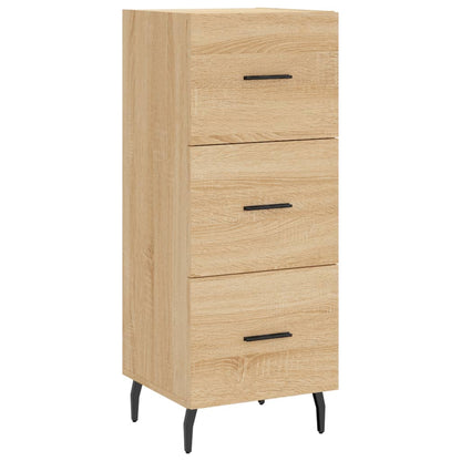Hoge kast 34,5x34x180 cm bewerkt hout sonoma eikenkleurig
