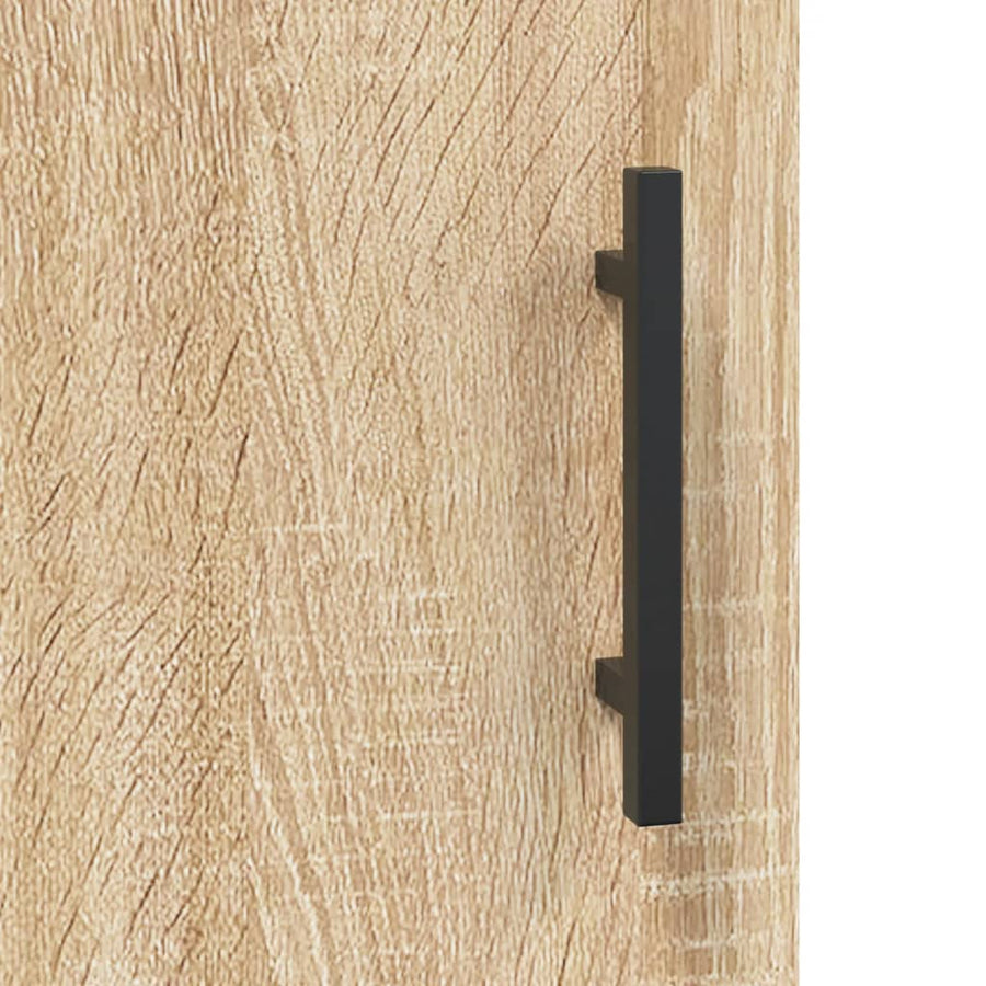 Hoge kast 34,5x34x180 cm bewerkt hout sonoma eikenkleurig