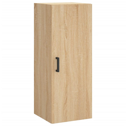 Hoge Kast 34,5X34X180 Cm Bewerkt Hout Sonoma Eikenkleurig