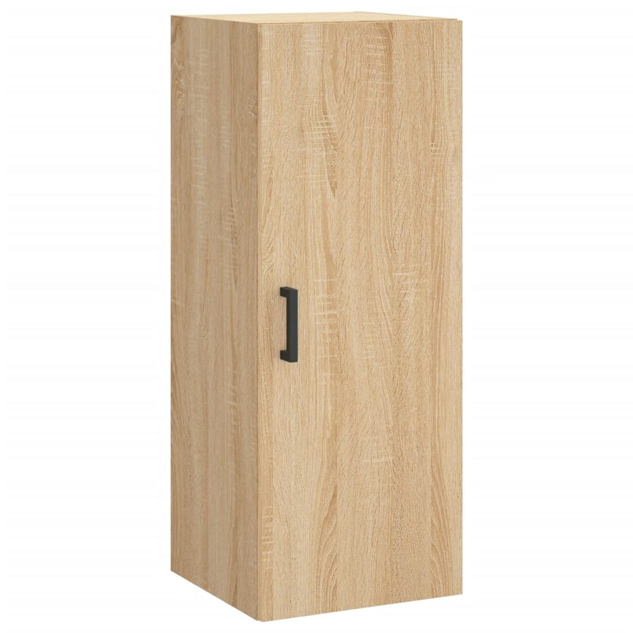Hoge Kast 34,5X34X180 Cm Bewerkt Hout Sonoma Eikenkleurig