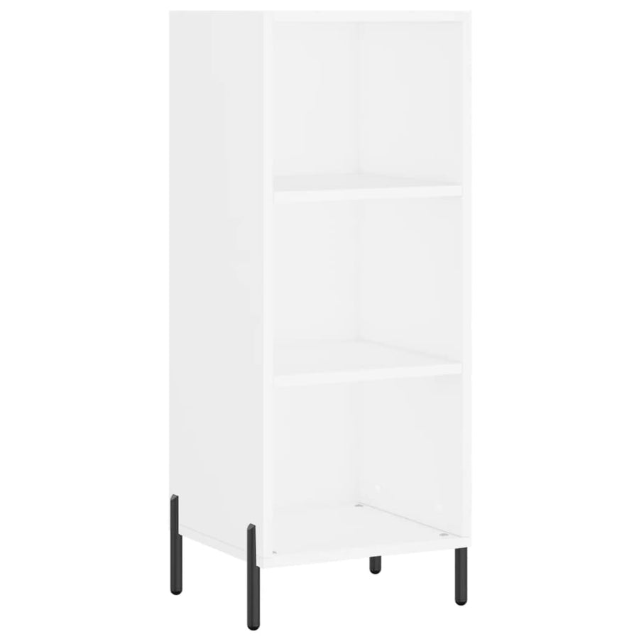 Hoge Kast 34,5X34X180 Cm Bewerkt Hout Wit