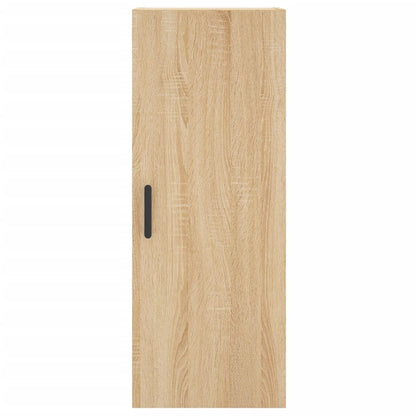 Hoge Kast 34,5X34X180 Cm Bewerkt Hout Kleurig Sonoma eiken