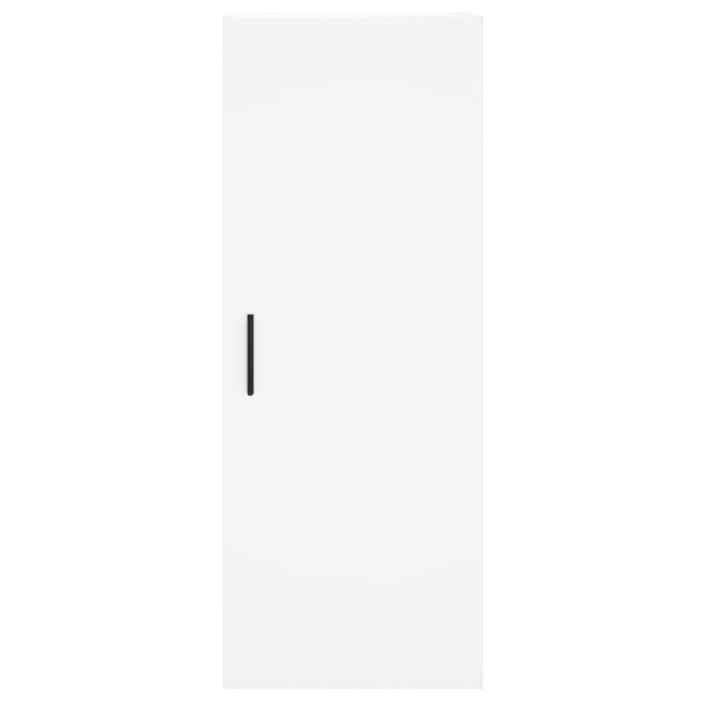 Hoge Kast 34,5X34X180 Cm Bewerkt Hout Wit
