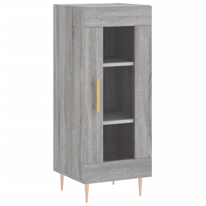 Hoge Kast 34,5X34X180 Cm Bewerkt Hout Grijs Sonoma Eikenkleurig