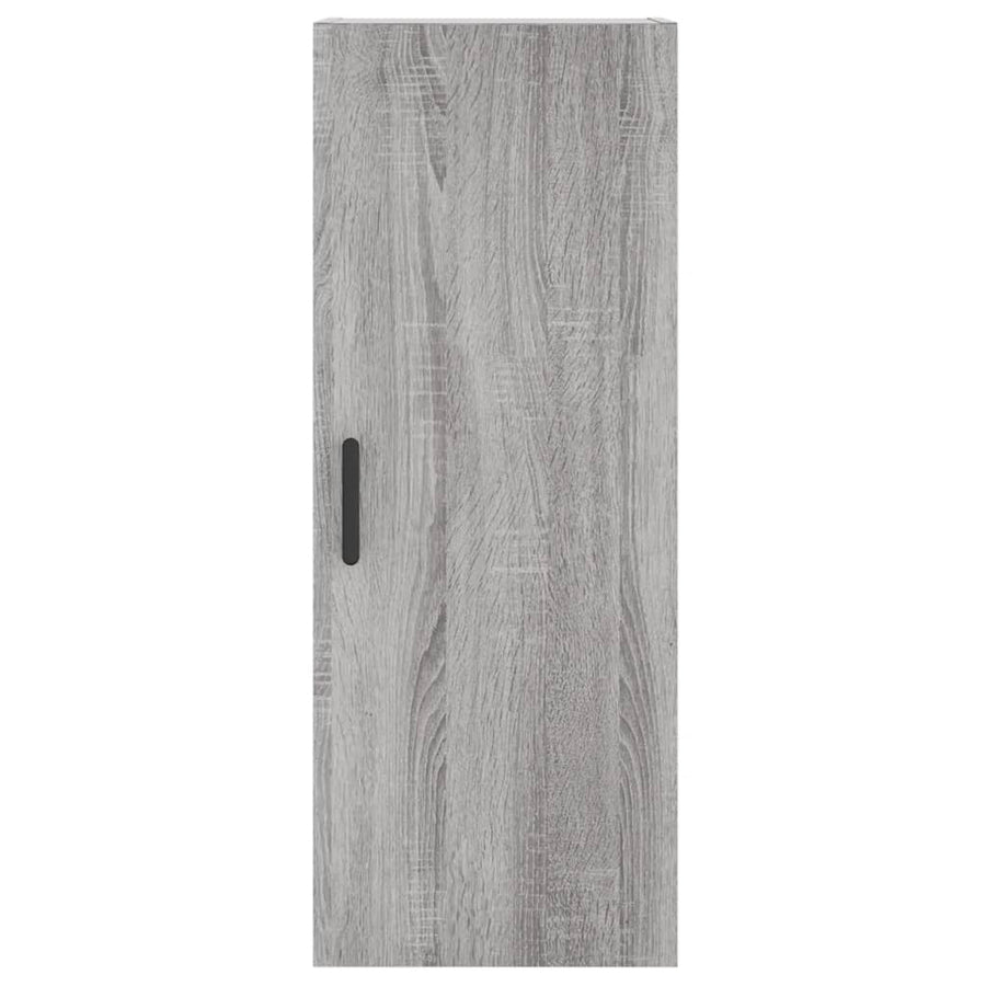 Hoge Kast 34,5X34X180 Cm Bewerkt Hout Grijs Sonoma Eikenkleurig