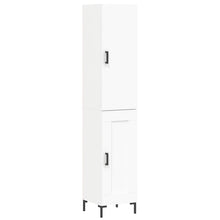 Hoge Kast 34,5X34X180 Cm Bewerkt Hout Wit
