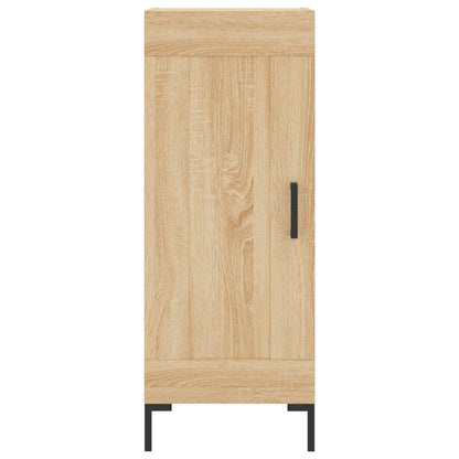 Hoge Kast 34,5X34X180 Cm Bewerkt Hout Kleurig Sonoma eiken