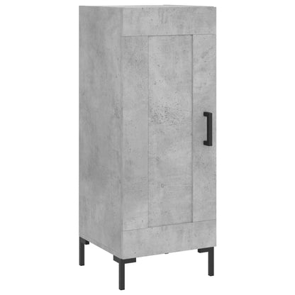 Hoge Kast 34,5X34X180 Cm Bewerkt Hout Betongrijs