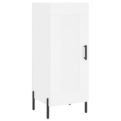 Hoge Kast 34,5X34X180 Cm Bewerkt Hout Wit