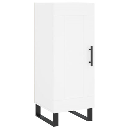 Hoge Kast 34,5X34X180 Cm Bewerkt Hout Wit