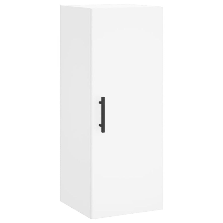 Hoge Kast 34,5X34X180 Cm Bewerkt Hout Wit