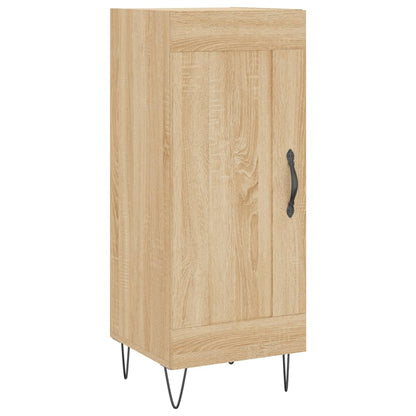 Hoge kast 34,5x34x180 cm bewerkt hout sonoma eikenkleurig