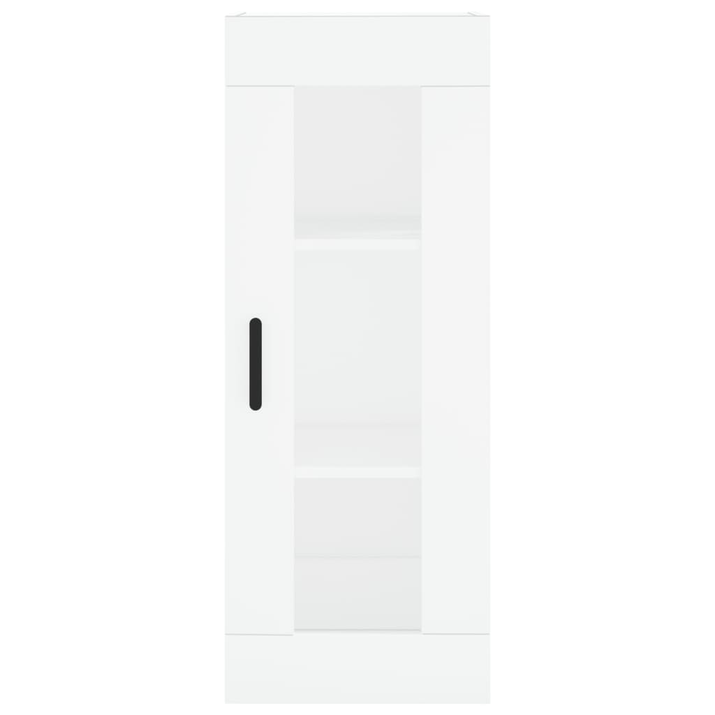 Hoge Kast 34,5X34X180 Cm Bewerkt Hout Wit