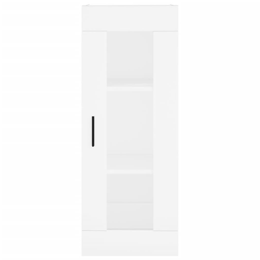 Hoge Kast 34,5X34X180 Cm Bewerkt Hout Wit