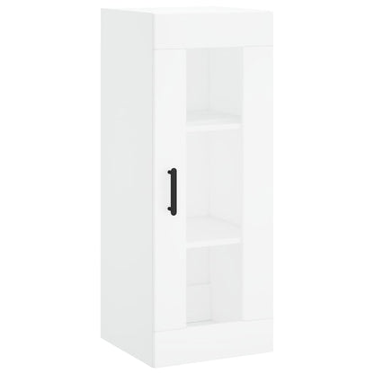 Hoge Kast 34,5X34X180 Cm Bewerkt Hout Wit