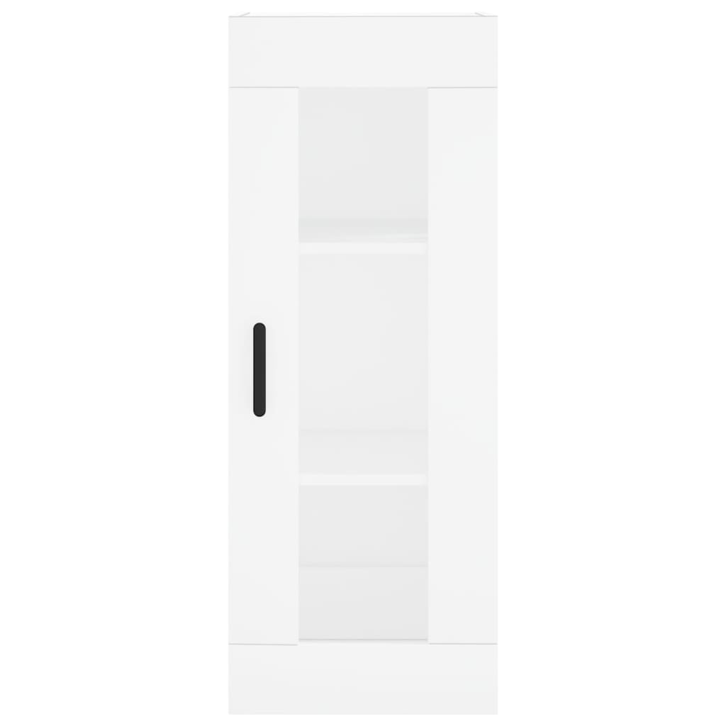 Hoge Kast 34,5X34X180 Cm Bewerkt Hout Wit