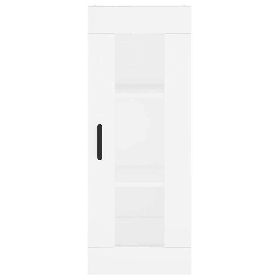 Hoge Kast 34,5X34X180 Cm Bewerkt Hout Wit