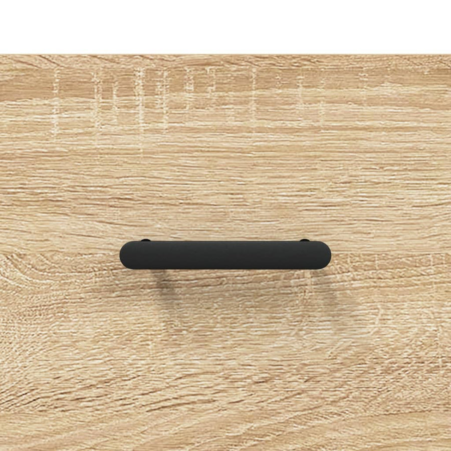 Hoge Kast 34,5X34X180 Cm Bewerkt Hout Kleurig Sonoma eiken