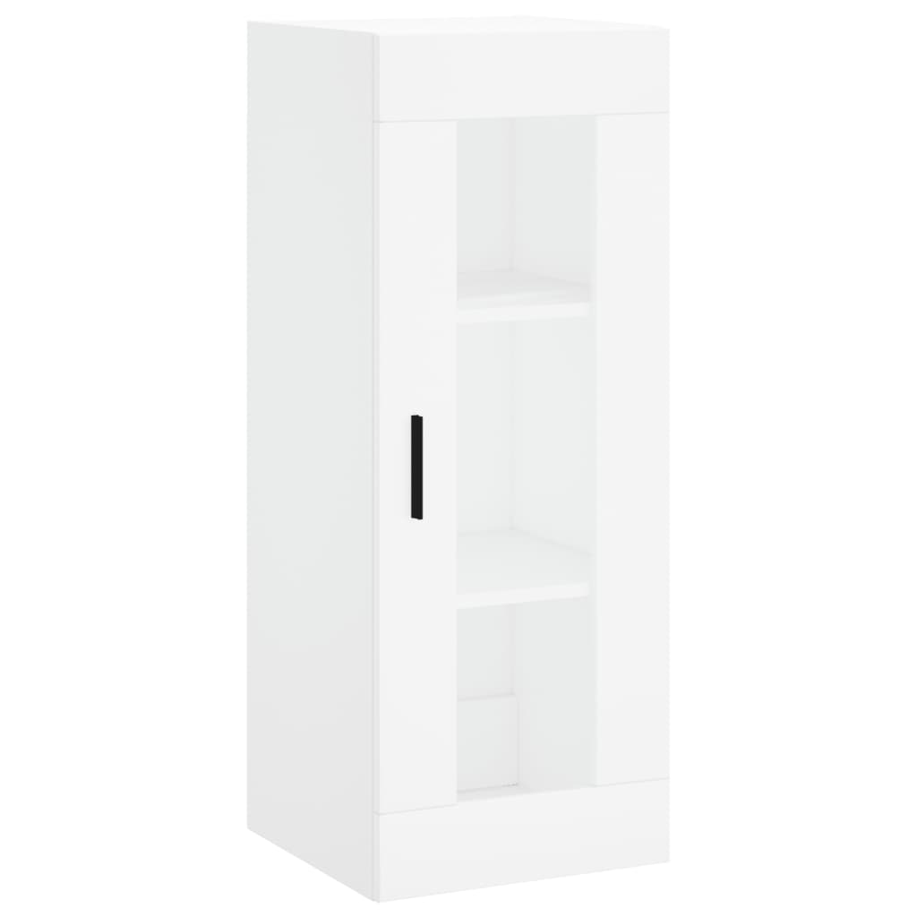 Hoge Kast 34,5X34X180 Cm Bewerkt Hout Wit