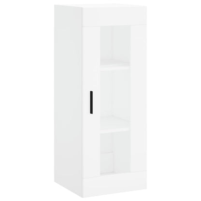 Hoge Kast 34,5X34X180 Cm Bewerkt Hout Wit