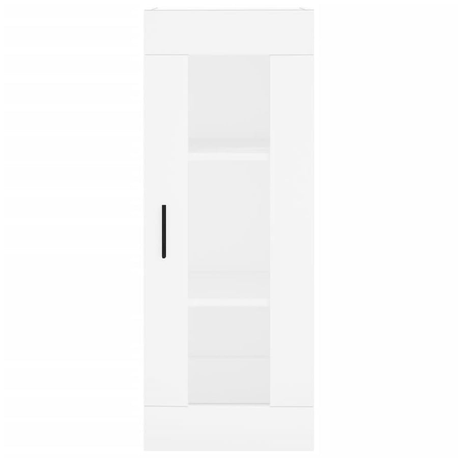 Hoge Kast 34,5X34X180 Cm Bewerkt Hout Wit