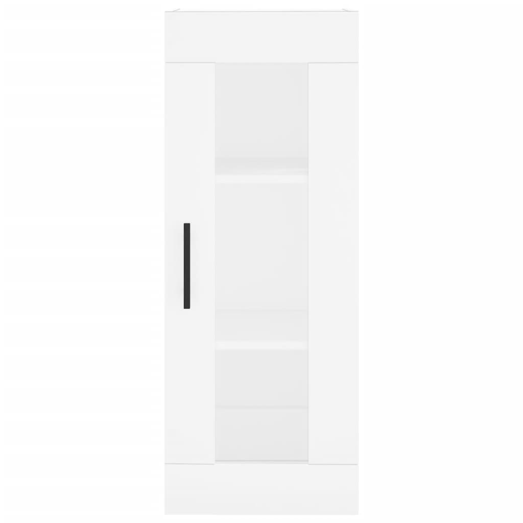 Hoge Kast 34,5X34X180 Cm Bewerkt Hout Wit
