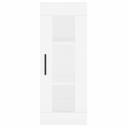 Hoge Kast 34,5X34X180 Cm Bewerkt Hout Wit