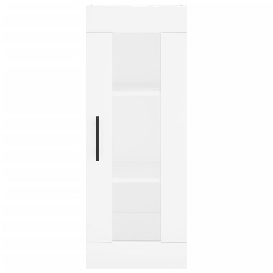 Hoge Kast 34,5X34X180 Cm Bewerkt Hout Wit