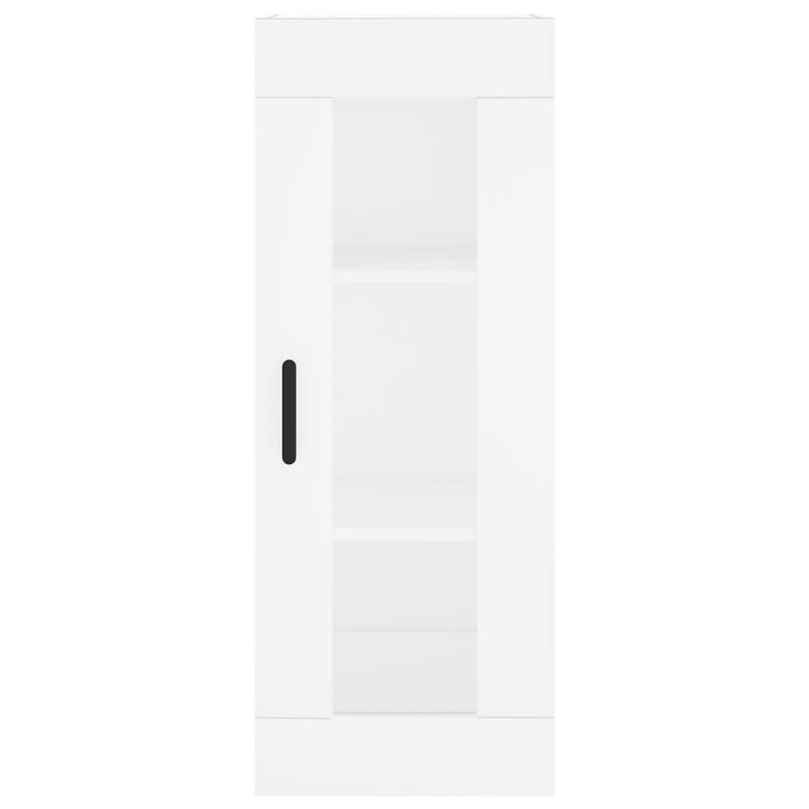 Hoge Kast 34,5X34X180 Cm Bewerkt Hout Wit