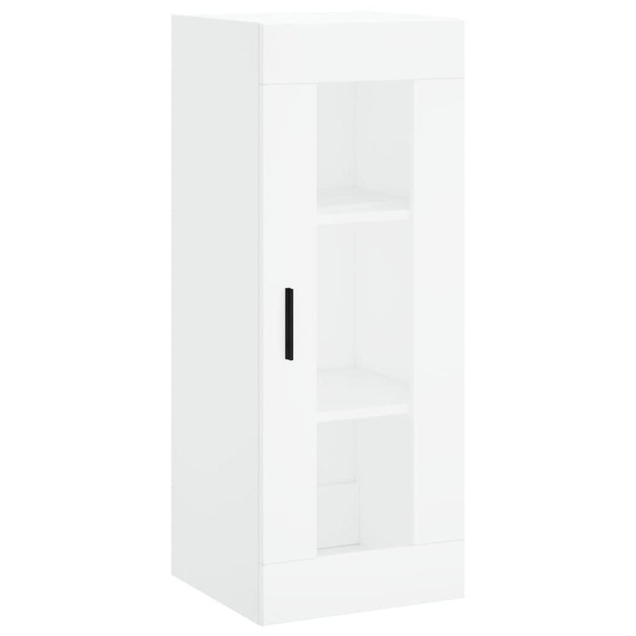 Hoge Kast 34,5X34X180 Cm Bewerkt Hout Wit
