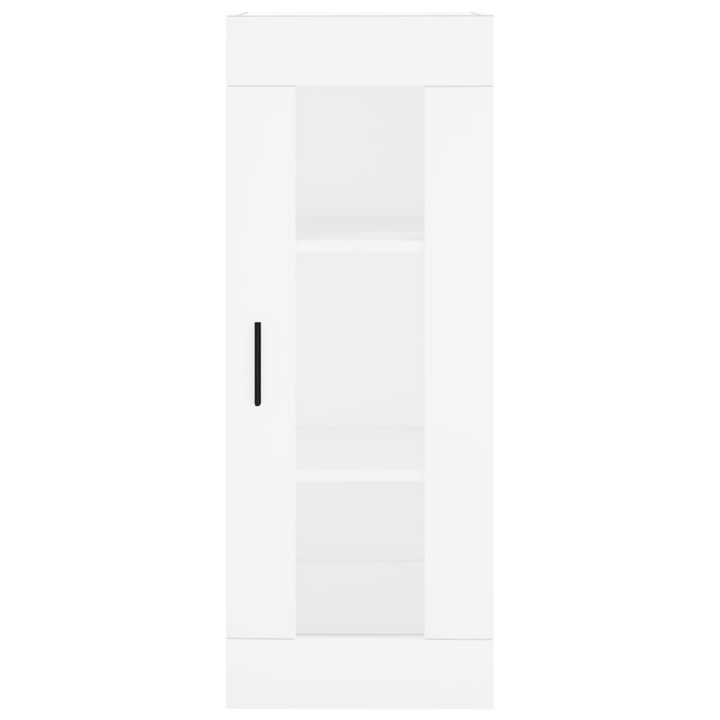 Hoge Kast 34,5X34X180 Cm Bewerkt Hout Wit