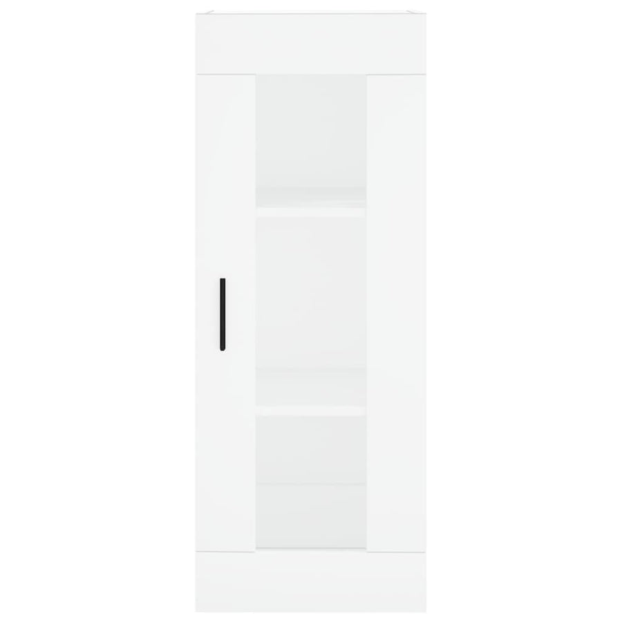 Hoge Kast 34,5X34X180 Cm Bewerkt Hout Wit