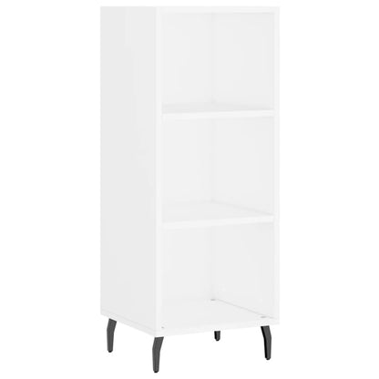 Hoge Kast 34,5X34X180 Cm Bewerkt Hout Wit