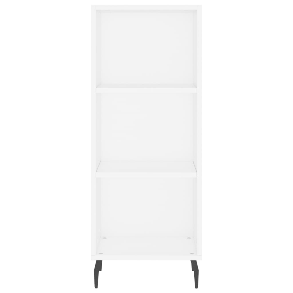 Hoge Kast 34,5X34X180 Cm Bewerkt Hout Wit