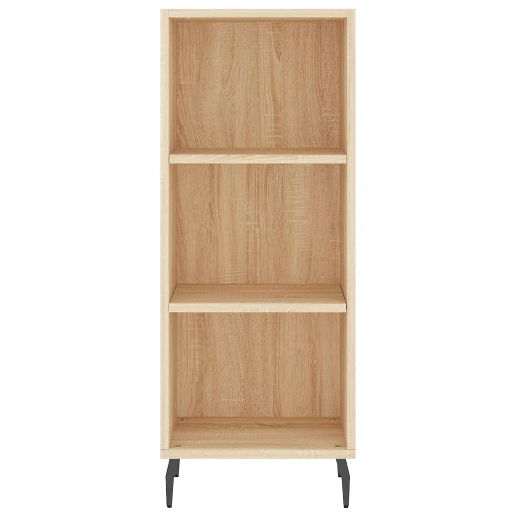 Hoge Kast 34,5X34X180 Cm Bewerkt Hout Kleurig Sonoma eiken