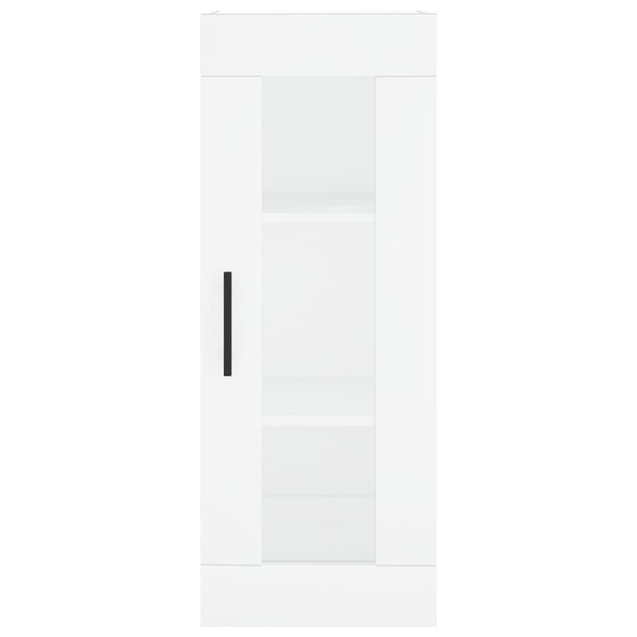 Hoge Kast 34,5X34X180 Cm Bewerkt Hout Wit