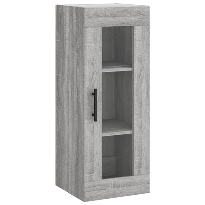 Hoge Kast 34,5X34X180 Cm Bewerkt Hout Grijs Sonoma Eikenkleurig