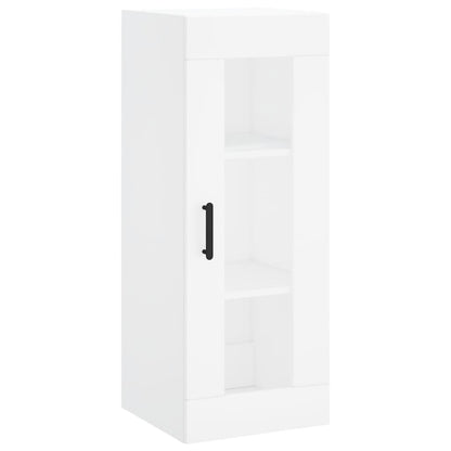Hoge Kast 34,5X34X180 Cm Bewerkt Hout Wit